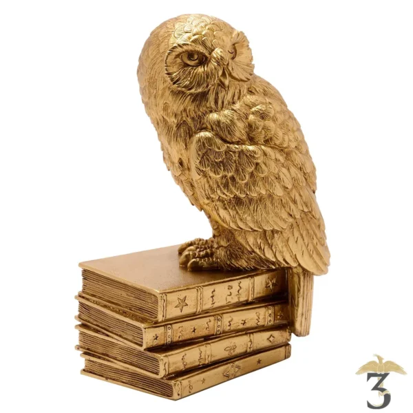 Statuette hedwige dorée - Les Trois Reliques, magasin Harry Potter - Photo N°2