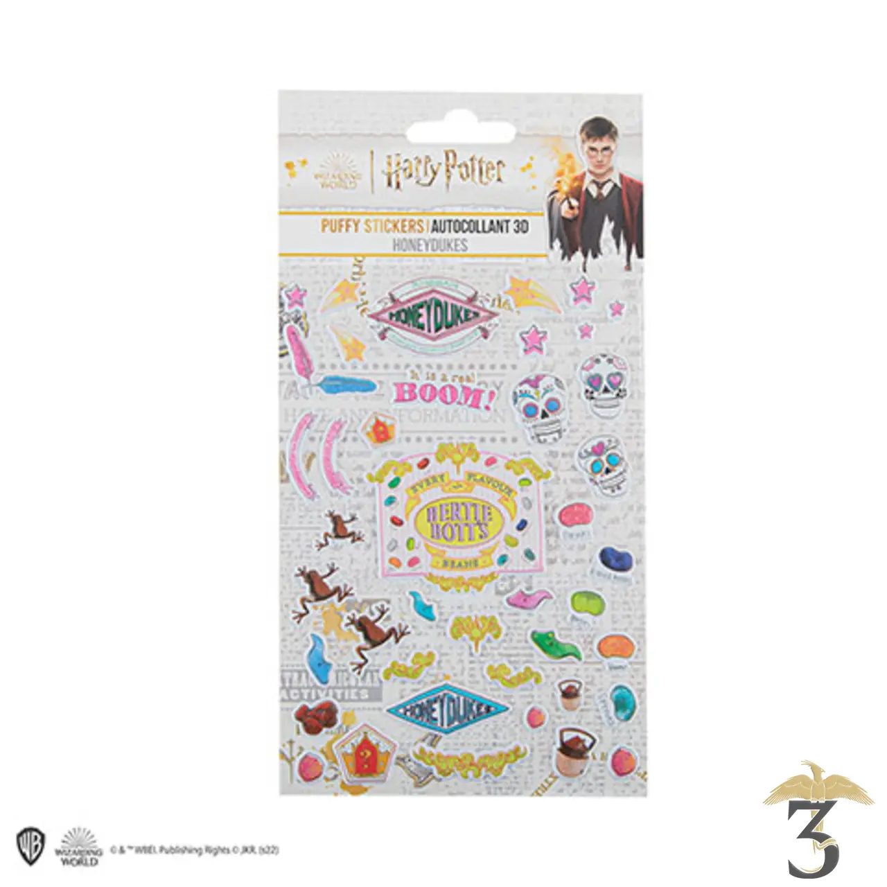 STICKERS EN MOUSSE HONEYDUCK - Les Trois Reliques, magasin Harry Potter - Photo N°1