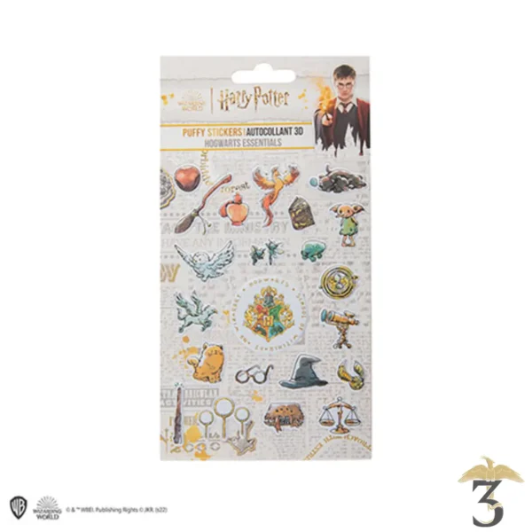 STICKERS EN MOUSSE POUDLARD - Les Trois Reliques, magasin Harry Potter - Photo N°1