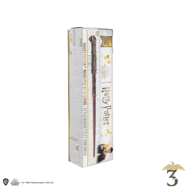 STYLO BAGUETTE HARRY POTTER AVEC SOCLE & MARQUE PAGE LENTICULAIRE - Les Trois Reliques, magasin Harry Potter - Photo N°2