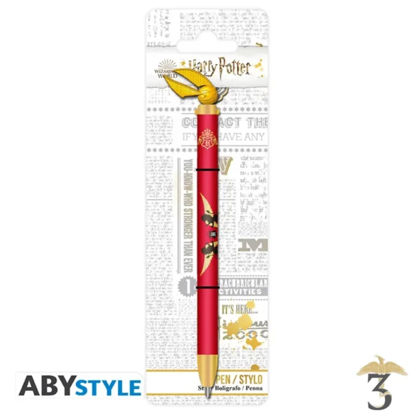 STYLO METAL VIF D´OR GRYFFONDOR - Les Trois Reliques, magasin Harry Potter - Photo N°1