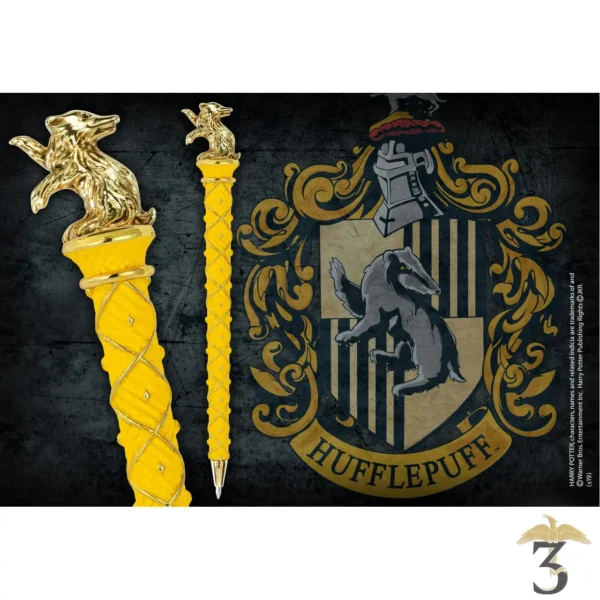 Stylo Poufsouffle - Noble Collection - Harry Potter - 3 Reliques Harry  Potter