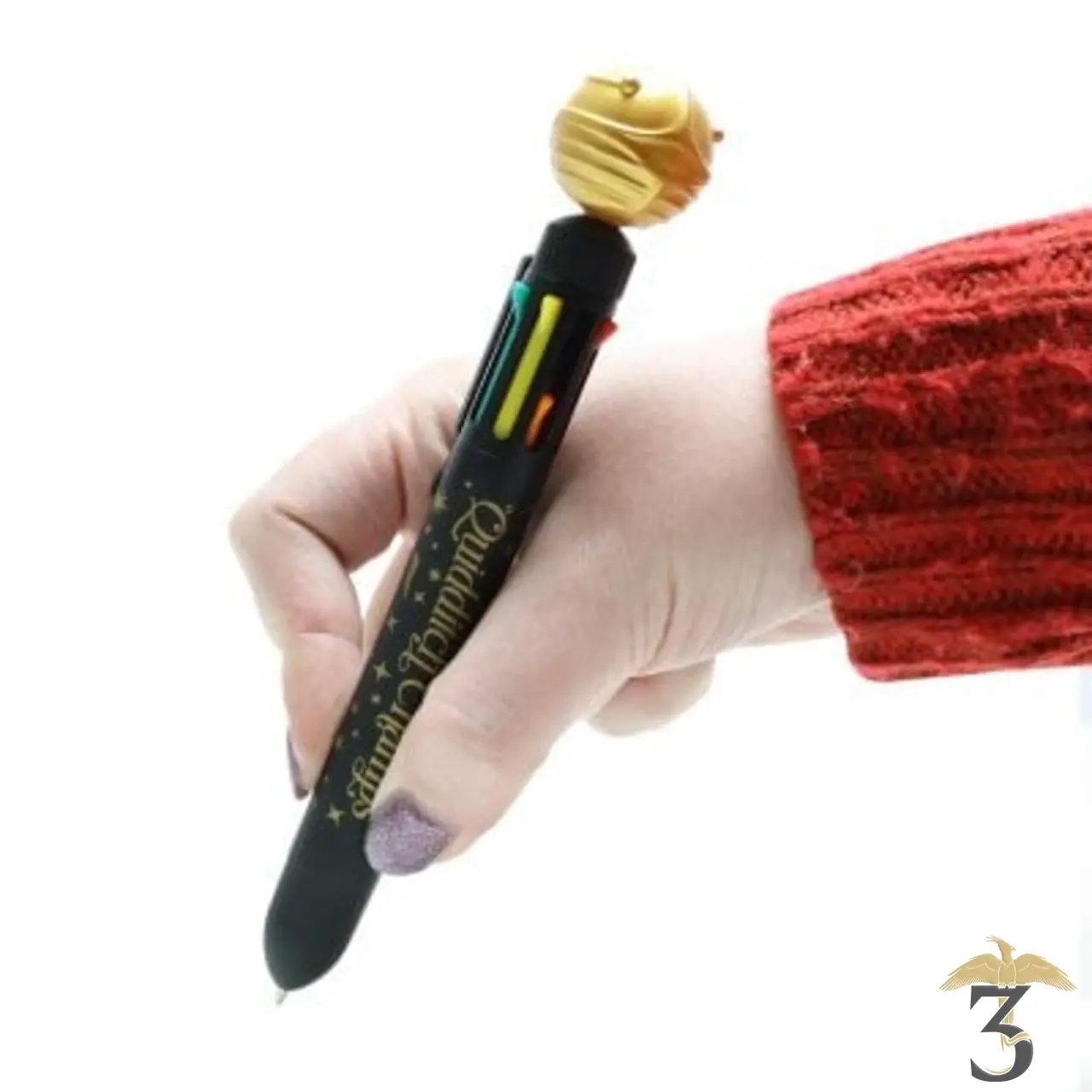 Stylo vif d or 8 couleurs harry potter - Les Trois Reliques, magasin Harry Potter - Photo N°3