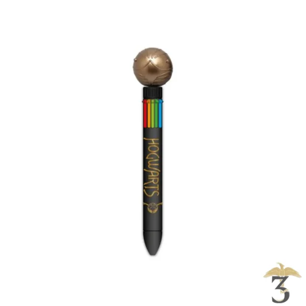 Stylo vif d’or 8 couleurs noir - Les Trois Reliques, magasin Harry Potter - Photo N°1