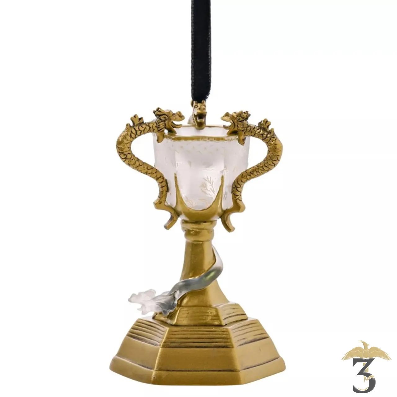 Suspension coupe des trois sorciers dorée - Les Trois Reliques, magasin Harry Potter - Photo N°1