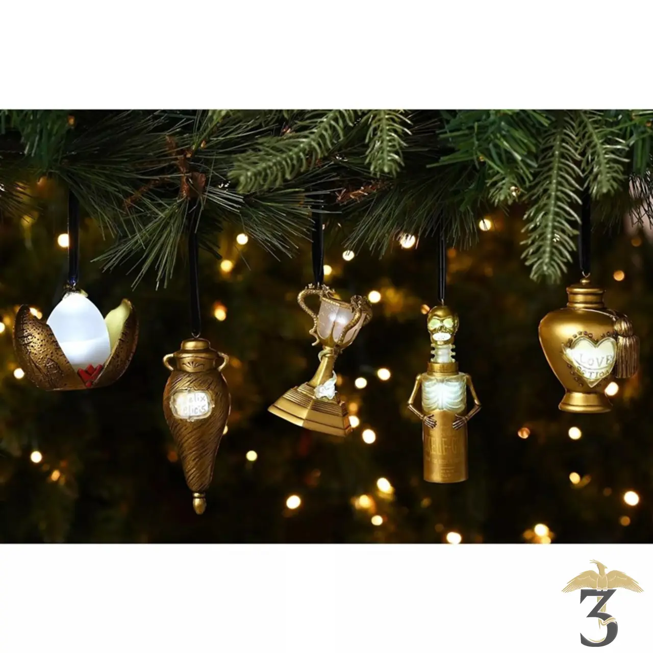 Suspension oeuf d’or lumineux - Les Trois Reliques, magasin Harry Potter - Photo N°3