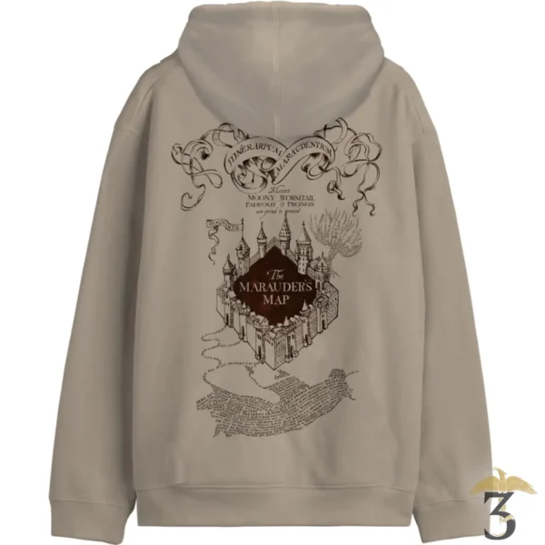 Sweat à capuche carte du maraudeur - Les Trois Reliques, magasin Harry Potter - Photo N°2