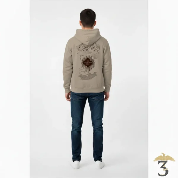 Sweat à capuche carte du maraudeur - Les Trois Reliques, magasin Harry Potter - Photo N°6