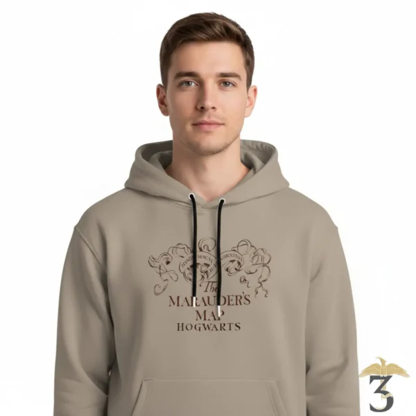 Sweat à capuche carte du maraudeur - Les Trois Reliques, magasin Harry Potter - Photo N°7