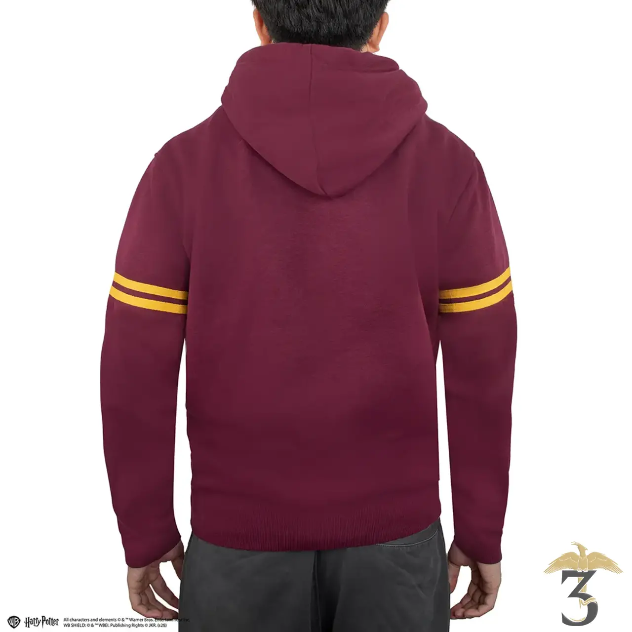 Sweat à capuche gryffondor - Les Trois Reliques, magasin Harry Potter - Photo N°3