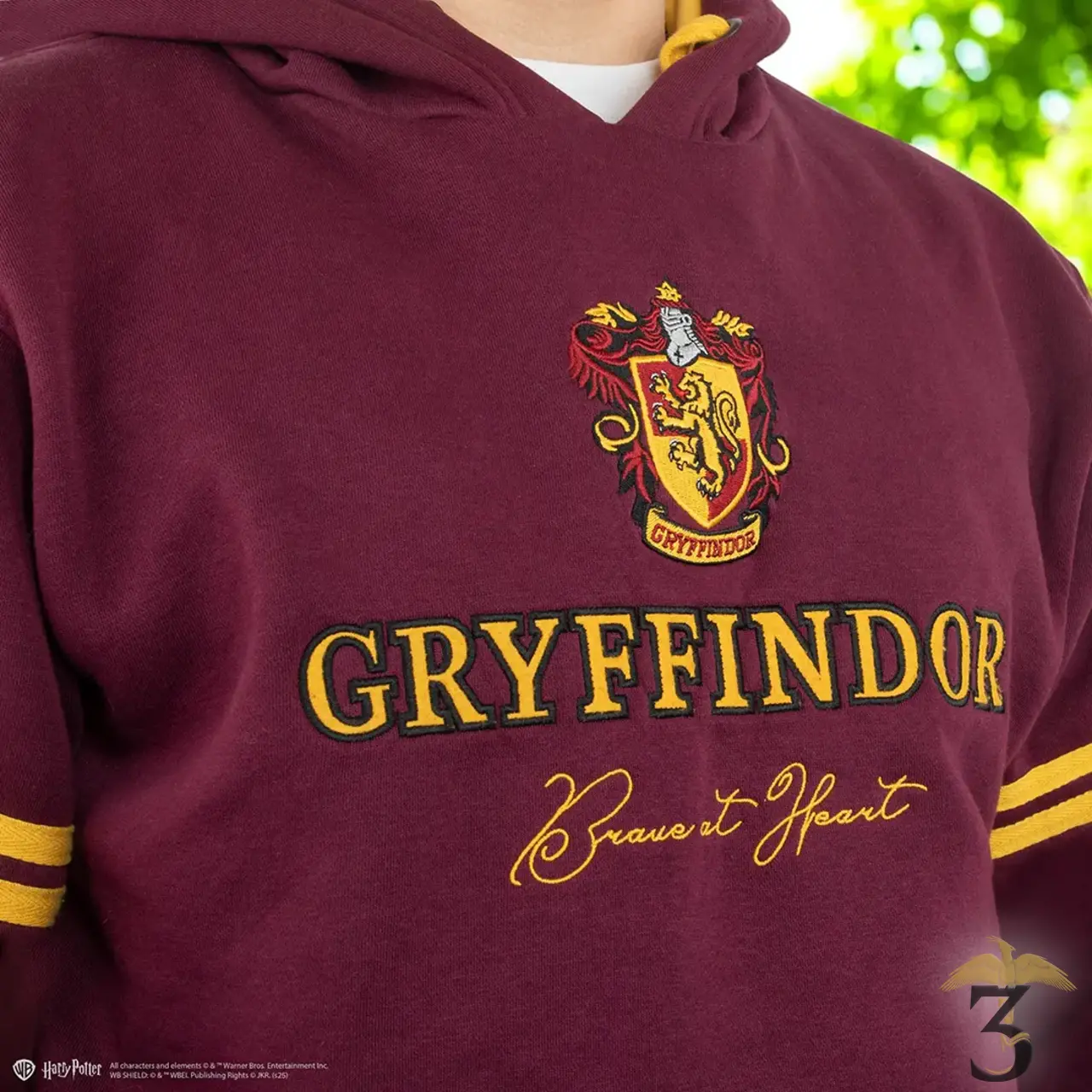 Sweat à capuche gryffondor - Les Trois Reliques, magasin Harry Potter - Photo N°4