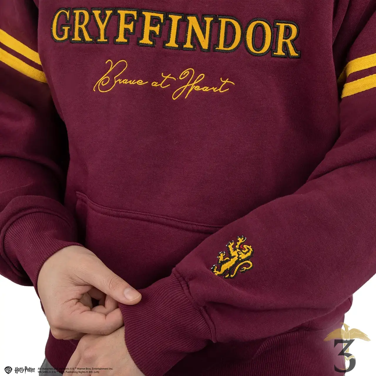 Sweat à capuche gryffondor - Les Trois Reliques, magasin Harry Potter - Photo N°5