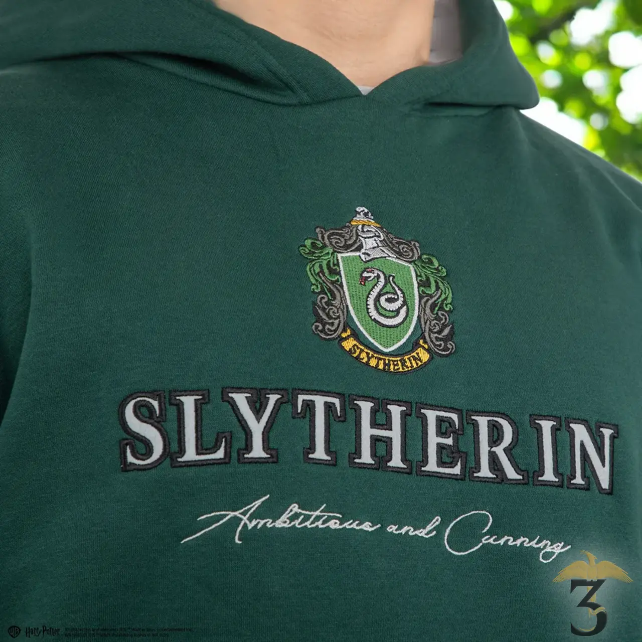 Sweat à capuche serpentard - Les Trois Reliques, magasin Harry Potter - Photo N°4