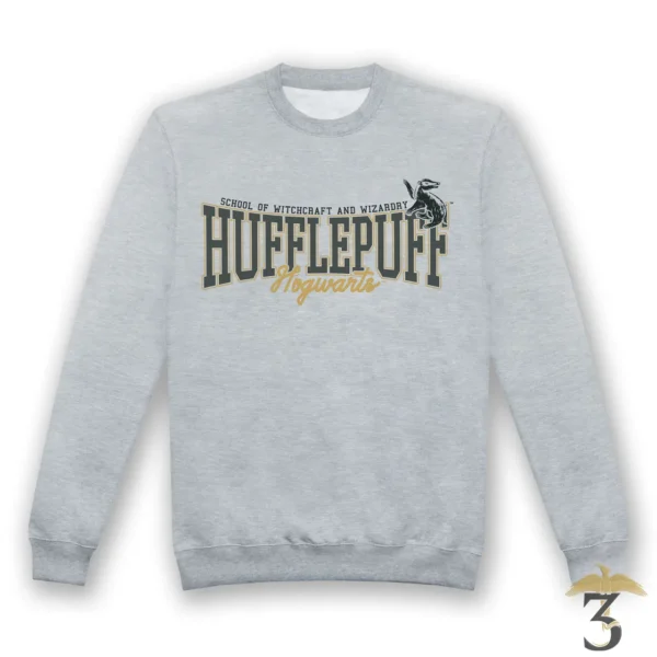 Sweat poufsouffle collegiate - Les Trois Reliques, magasin Harry Potter - Photo N°1