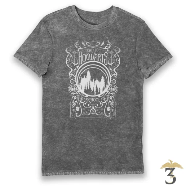 T-SHIRT BACK TO HOGWARTS SCHOOL - Les Trois Reliques, magasin Harry Potter - Photo N°1