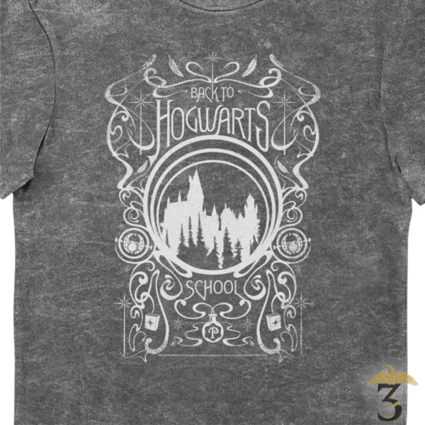 T-SHIRT BACK TO HOGWARTS SCHOOL - Les Trois Reliques, magasin Harry Potter - Photo N°2