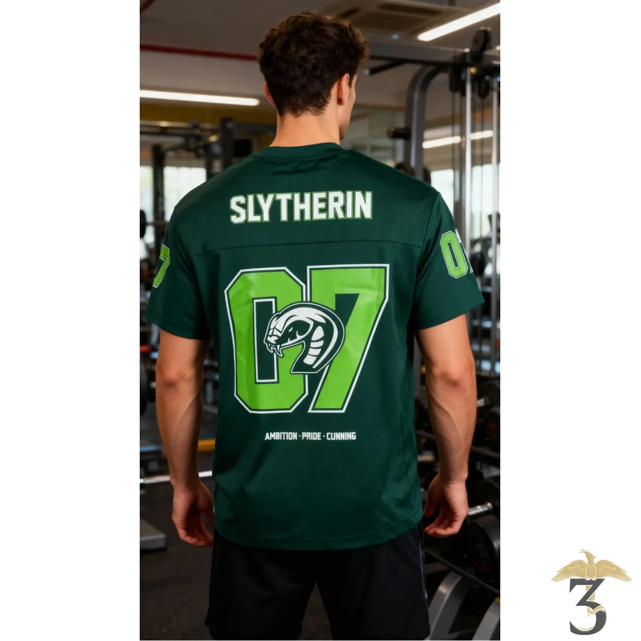 T-shirt baseball oversize serpentard - Les Trois Reliques, magasin Harry Potter - Photo N°5