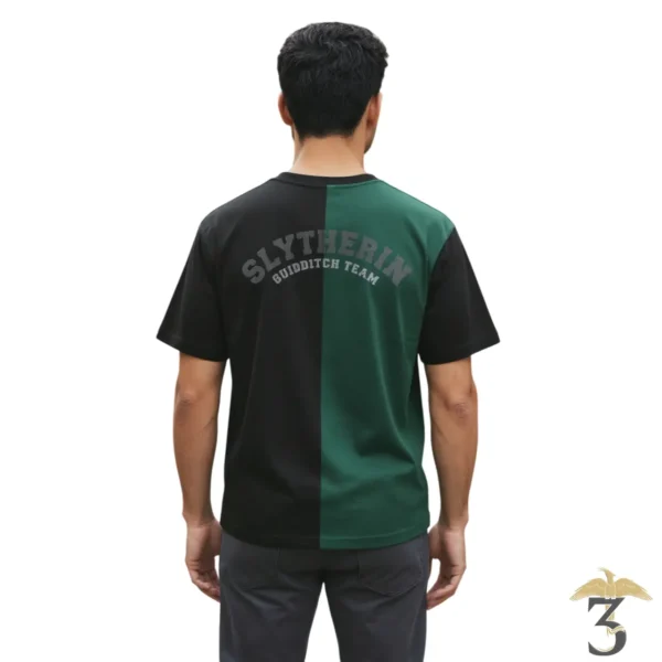 T-shirt bicolore quidditch serpentard - Les Trois Reliques, magasin Harry Potter - Photo N°2