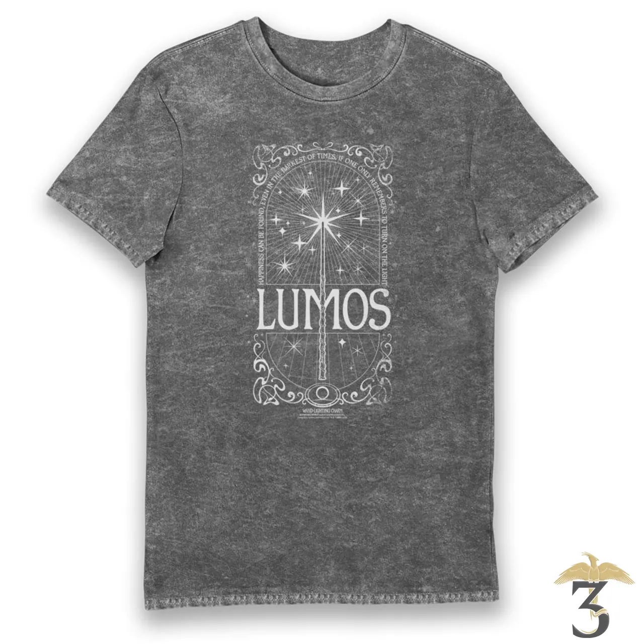 T-SHIRT LUMOS WAND - Les Trois Reliques, magasin Harry Potter - Photo N°1