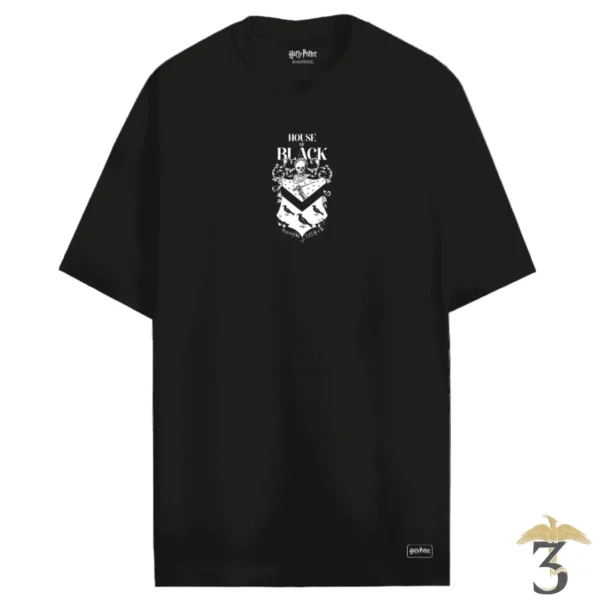 T-shirt maison black (edition limitée) - Les Trois Reliques, magasin Harry Potter - Photo N°1