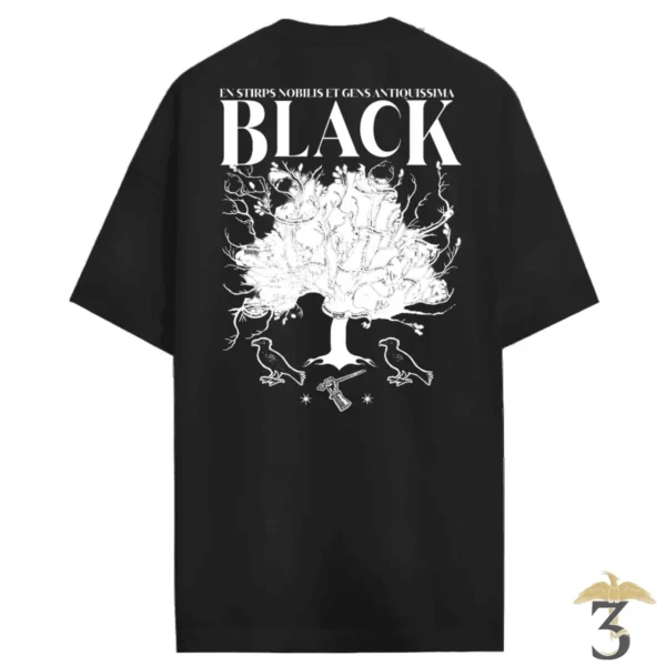 T-shirt maison black (edition limitée) - Les Trois Reliques, magasin Harry Potter - Photo N°2