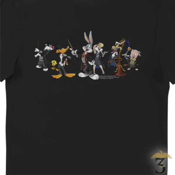 T-shirt noir looney tunes / harry potter - Les Trois Reliques, magasin Harry Potter - Photo N°2