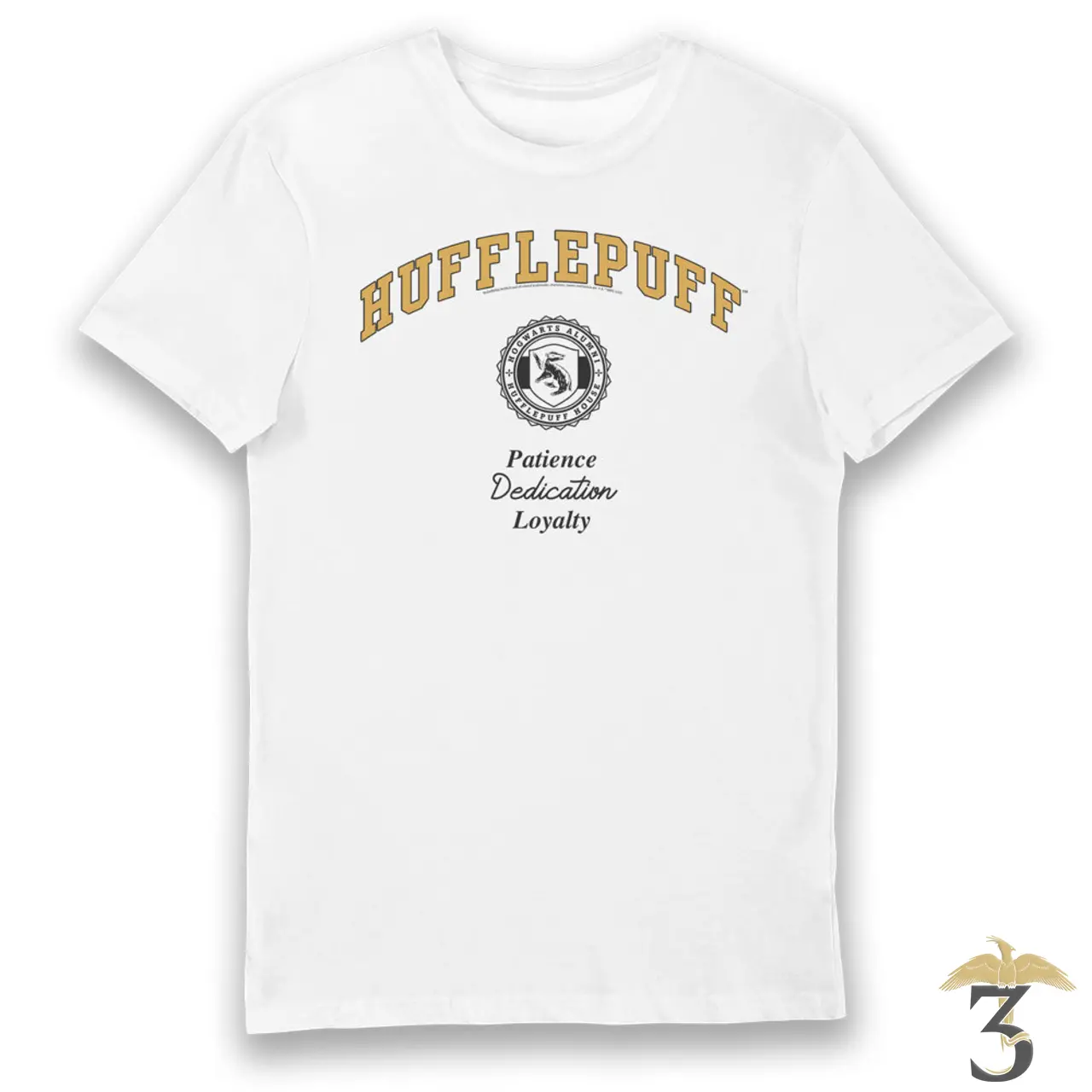 T-shirt university poufsouffle - Les Trois Reliques, magasin Harry Potter - Photo N°1