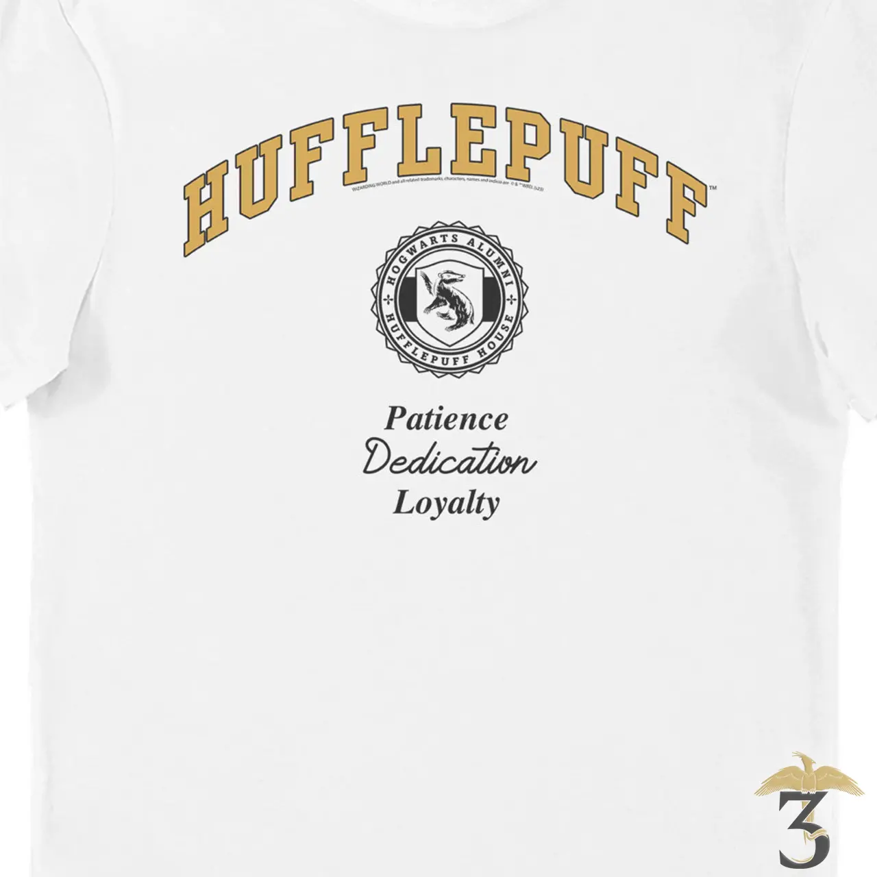 T-shirt university poufsouffle - Les Trois Reliques, magasin Harry Potter - Photo N°2