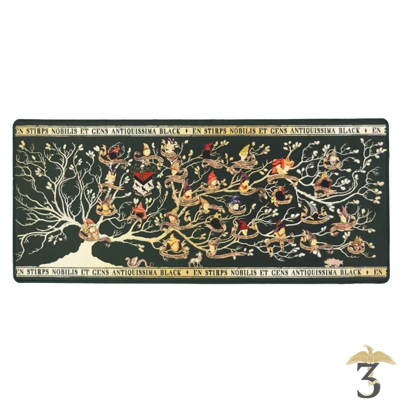 Tapis de bureau xl tapisserie des black - Les Trois Reliques, magasin Harry Potter - Photo N°1