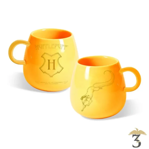 TASSE ARRONDIE MAISON POUFSOUFFLE - Les Trois Reliques, magasin Harry Potter - Photo N°1