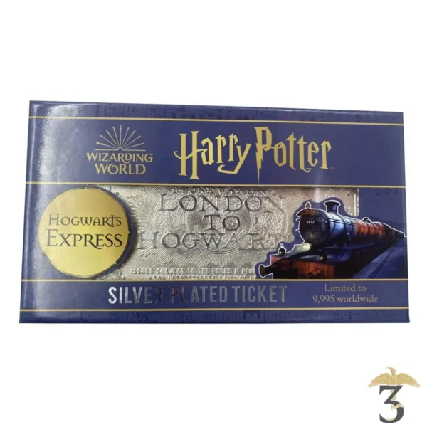 TICKET P. EXPRESS EDITION LIMITÉE (PLAQUE ARGENT) - Les Trois Reliques, magasin Harry Potter - Photo N°2