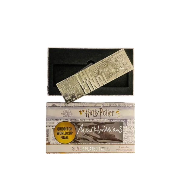 Ticket-quidditch-edition-limitee-dedicace harry potter les 3 Reliques Mark williams