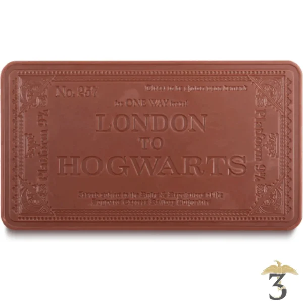 Ticket voie 9 3/4 en chocolat - Harry Potter - Les Trois Reliques, magasin Harry Potter - Photo N°2