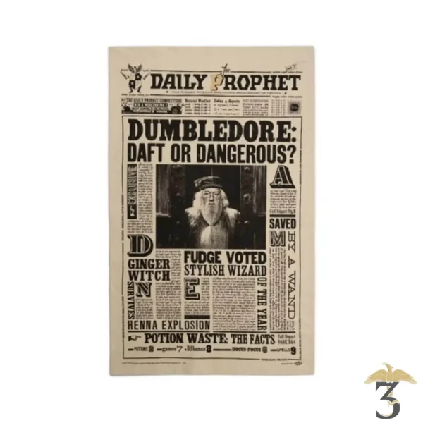 TORCHON DUMBLEDORE DAFT OR FANGEROUS - Les Trois Reliques, magasin Harry Potter - Photo N°1