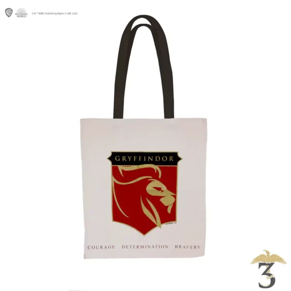 Tote bag blason gryffondor - Les Trois Reliques, magasin Harry Potter - Photo N°1