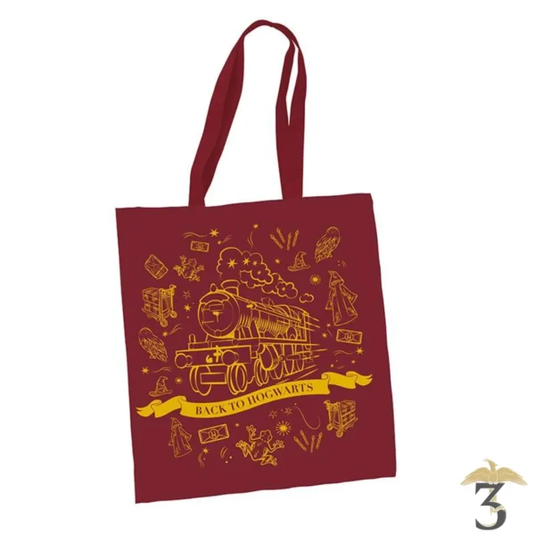 Tote bag retour a poudlard - Les Trois Reliques, magasin Harry Potter - Photo N°1