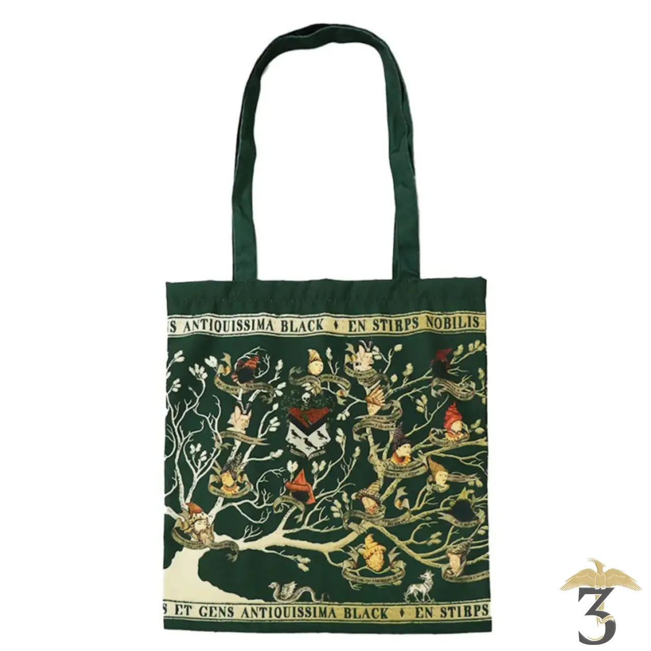 Tote bag tapisserie des black - Les Trois Reliques, magasin Harry Potter - Photo N°1