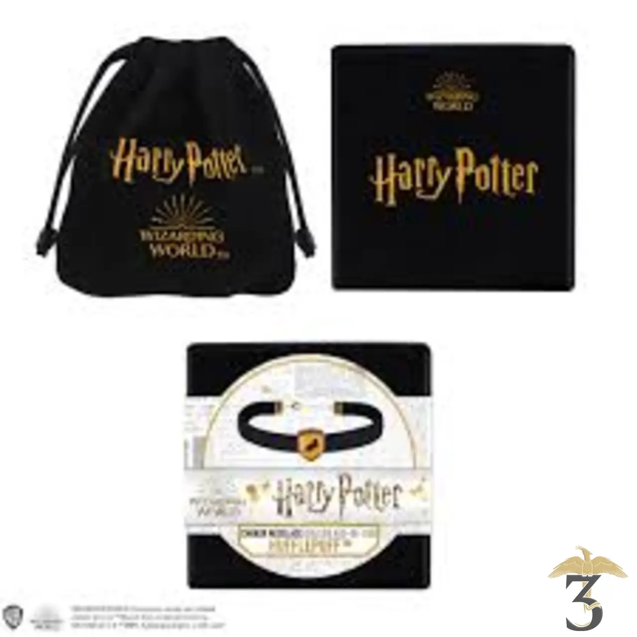 Tour de cou poufsouffle - Les Trois Reliques, magasin Harry Potter - Photo N°3