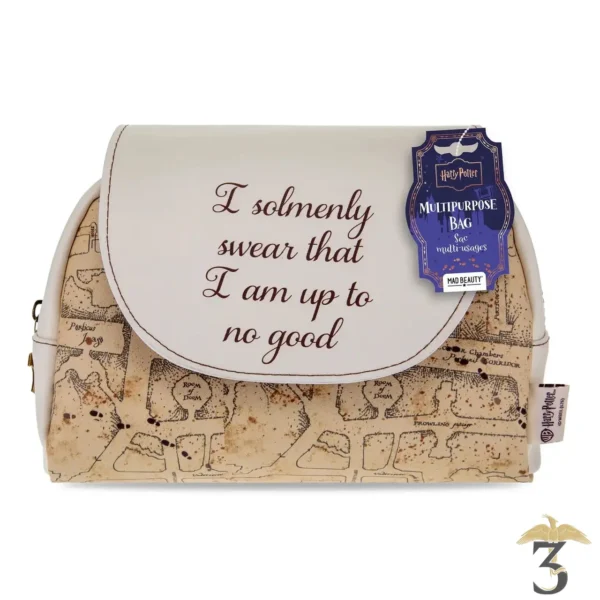 Trousse de toilette carte du maraudeur – harry potter - Les Trois Reliques, magasin Harry Potter - Photo N°1