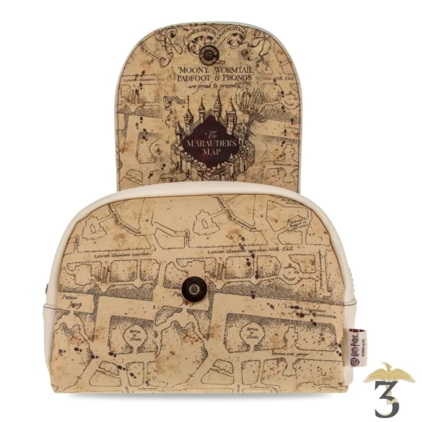 Trousse de toilette carte du maraudeur – harry potter - Les Trois Reliques, magasin Harry Potter - Photo N°3