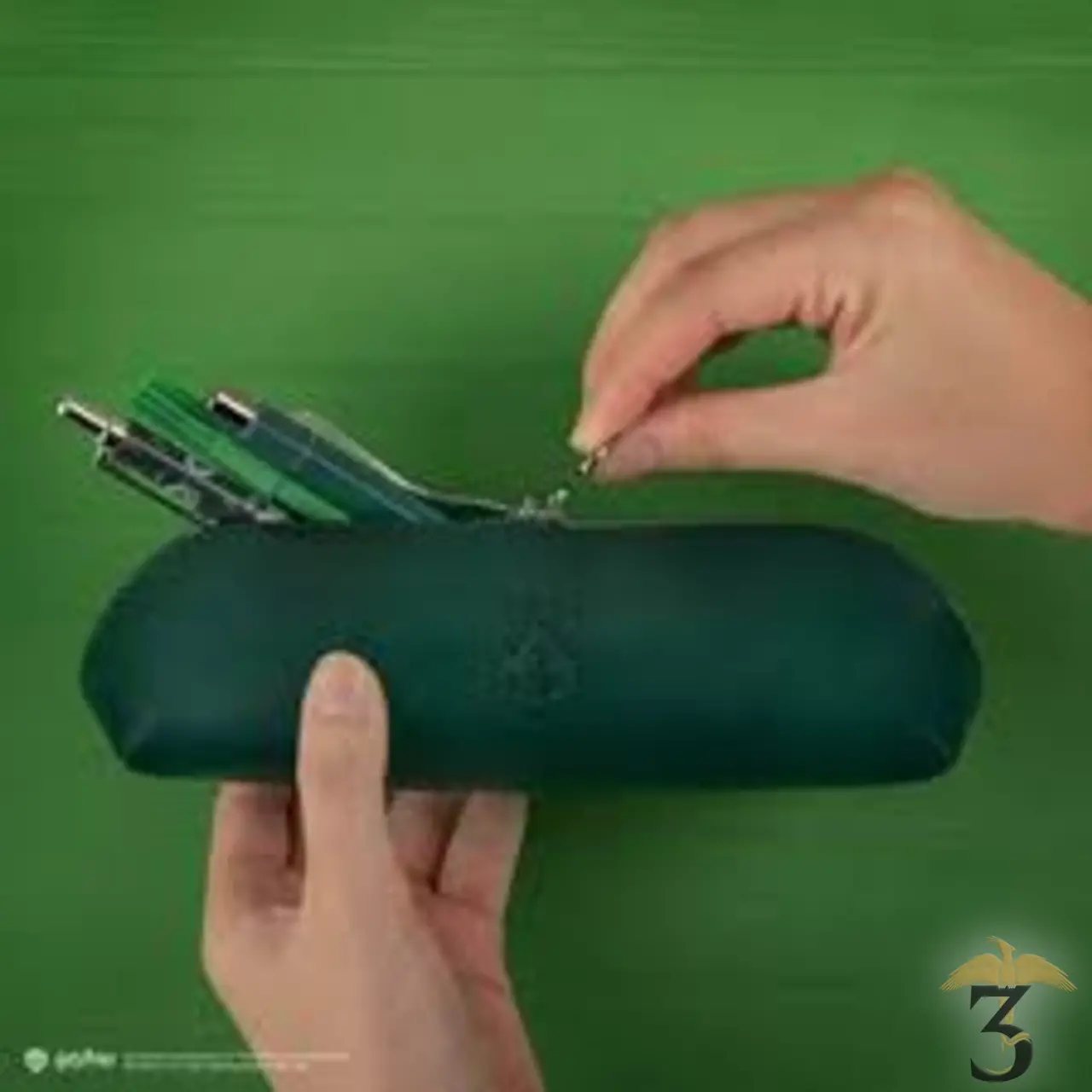 Trousse serpentard – harry potter - Les Trois Reliques, magasin Harry Potter - Photo N°4