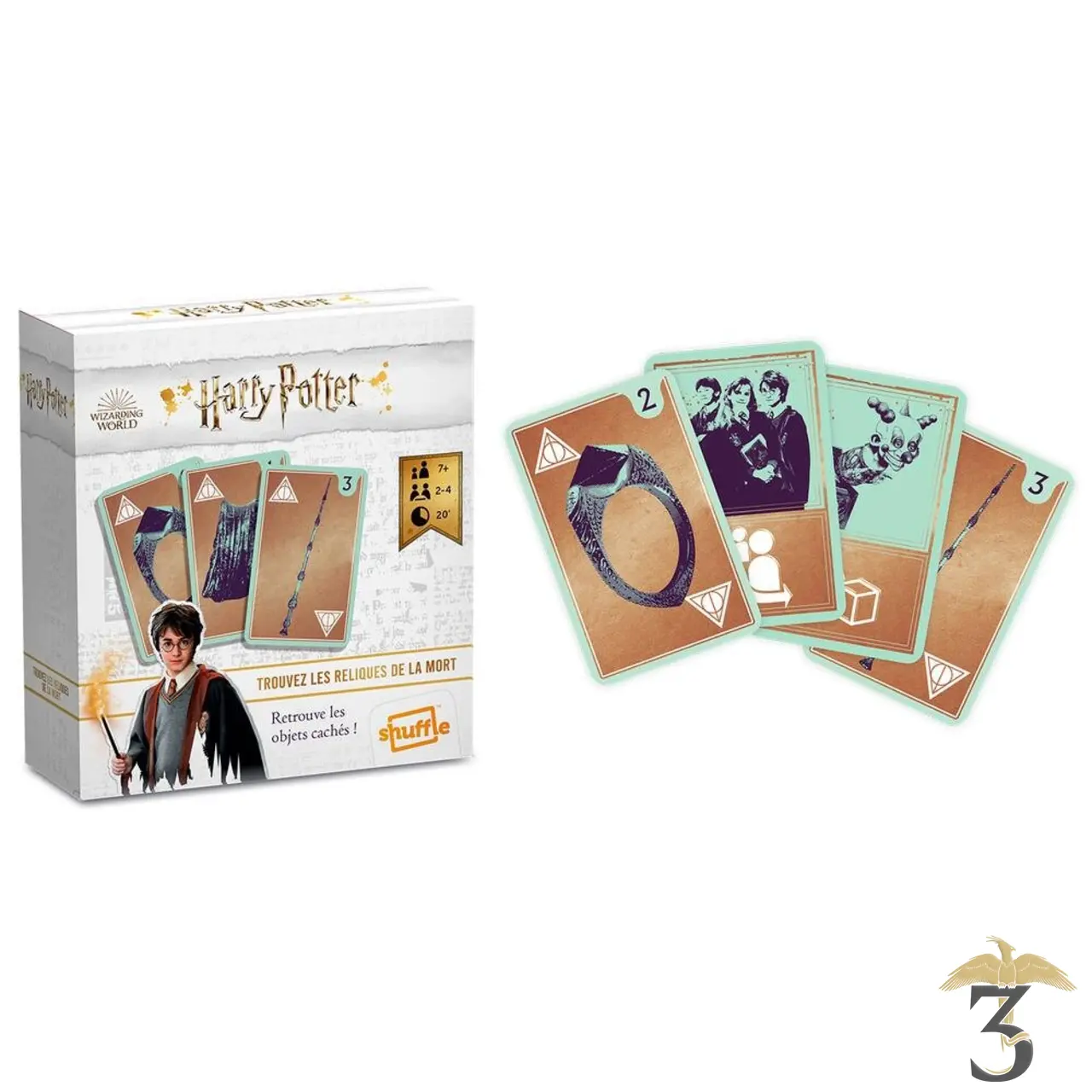 TROUVER LES RELIQUES DE LA MORT - Les Trois Reliques, magasin Harry Potter - Photo N°1