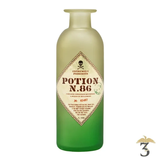 Vase de potion en verre 16cm – potion n.86 - Les Trois Reliques, magasin Harry Potter - Photo N°1