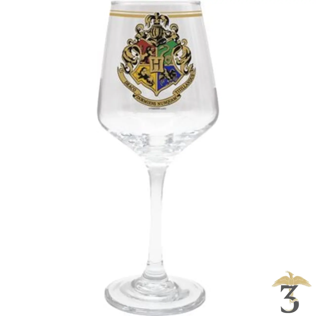 Verre a pied poudlard 35cl - Les Trois Reliques, magasin Harry Potter - Photo N°1