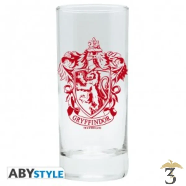 Verre blason gryffondor - Les Trois Reliques, magasin Harry Potter - Photo N°1