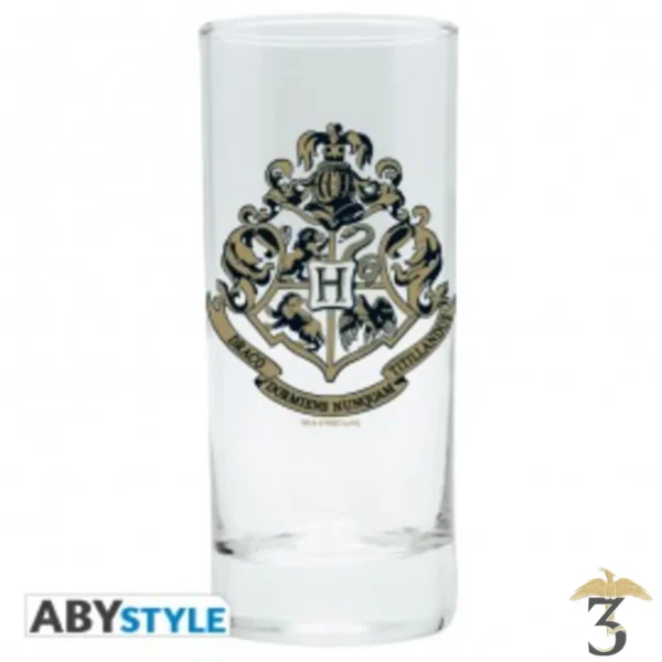 Verre blason poudlard - Les Trois Reliques, magasin Harry Potter - Photo N°1