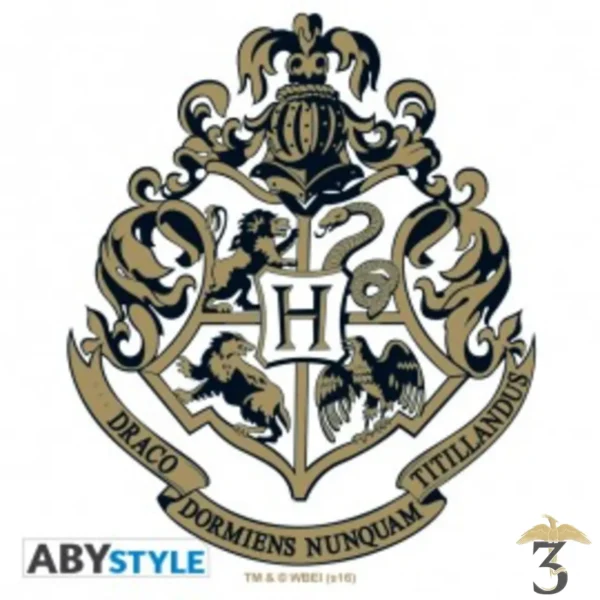 Verre blason poudlard - Les Trois Reliques, magasin Harry Potter - Photo N°2