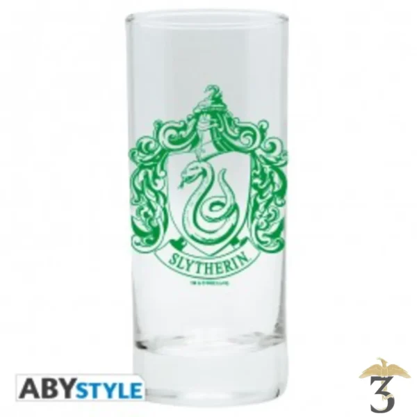 Verre blason serpentard - Les Trois Reliques, magasin Harry Potter - Photo N°1