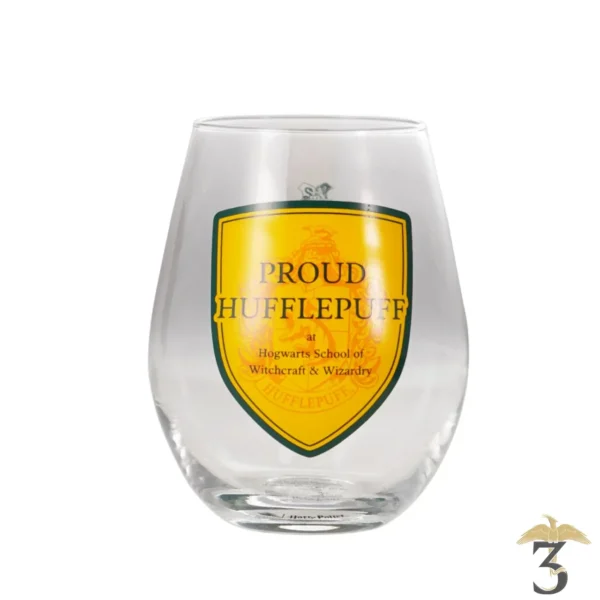 Verre fier poufsouffle 325ml - Les Trois Reliques, magasin Harry Potter - Photo N°1