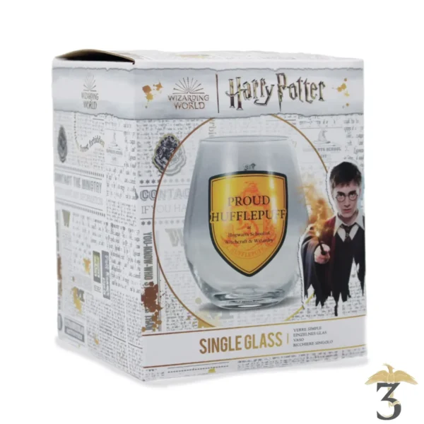 Verre fier poufsouffle 325ml - Les Trois Reliques, magasin Harry Potter - Photo N°3